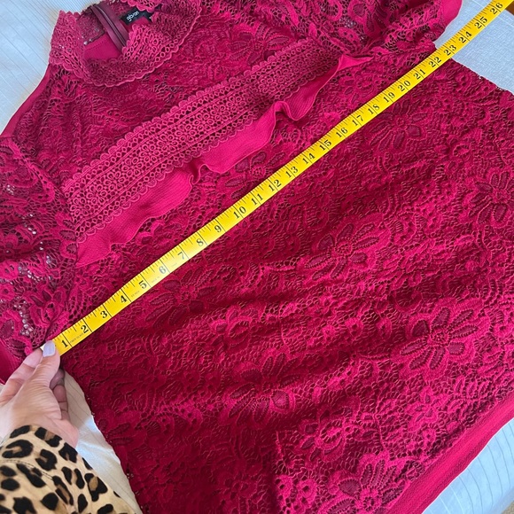 Gibson red lace top - Picture 7 of 7